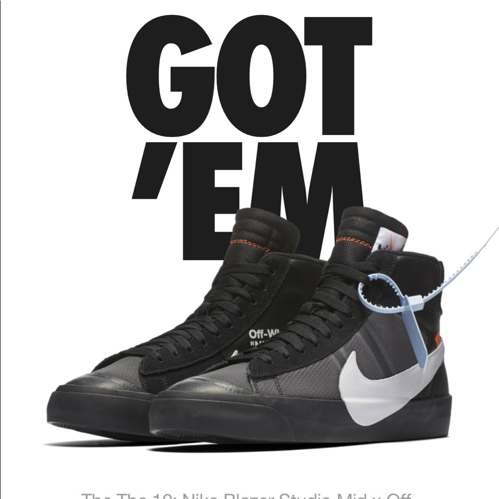 Nike off white Blazer “ Grim Reapers “